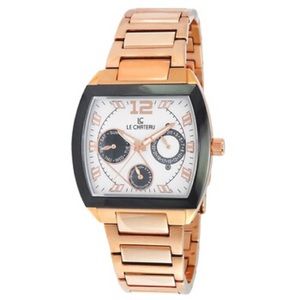 LeChateau Ladies Watch  3 Hands, Calendar Dial